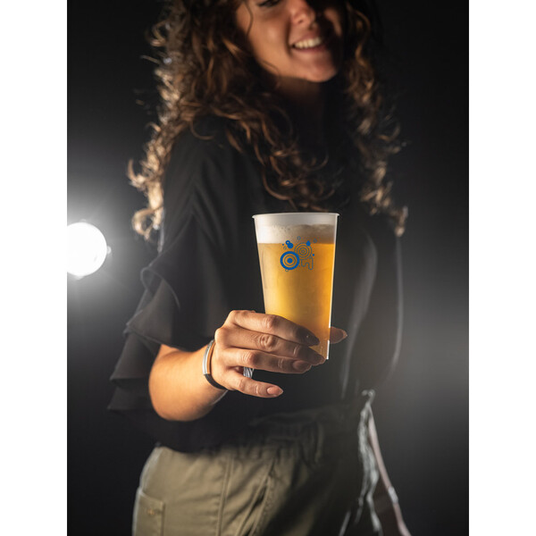 Copo em PP 500 ml - Transparente + impressão