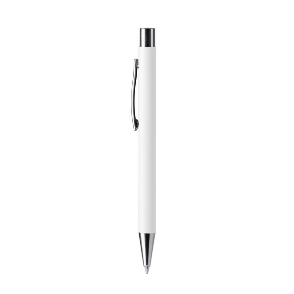 Ball Pen Dover - White / BLUE INK