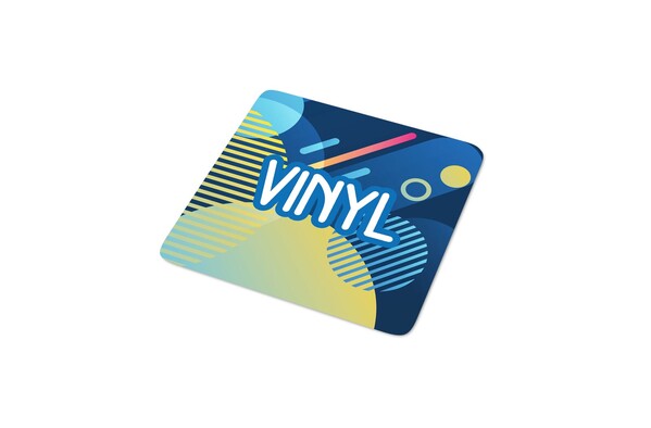 Vinyl Sticker Carré 50x50mm - Blanc
