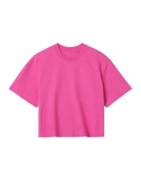 Womens Crop Top - Hyper Pink / M