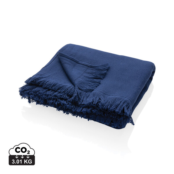 Serviette hammam Ukiyo Keiko AWARE™ Made in Europe 100x180cm - Bleu Marine