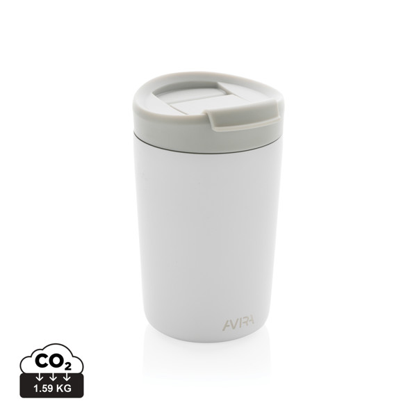 Avira Alya RCS reciklirana čelična čaša 300 ml - Bijela