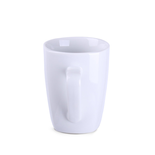 Porcelanasta skodelica Quadro, višina 105 mm