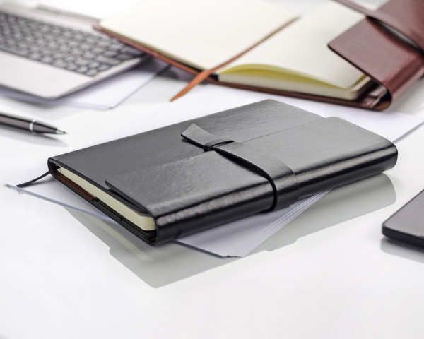 Notebook Vasco A5, 80 lined sheets - Black