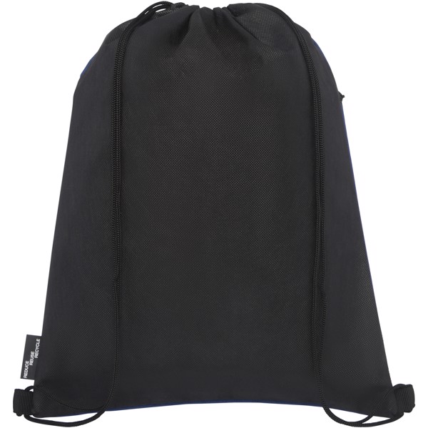 Ross RPET drawstring bag 5L - Heather Navy