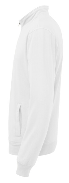 Cottover Gots Half Zip Unisex white M