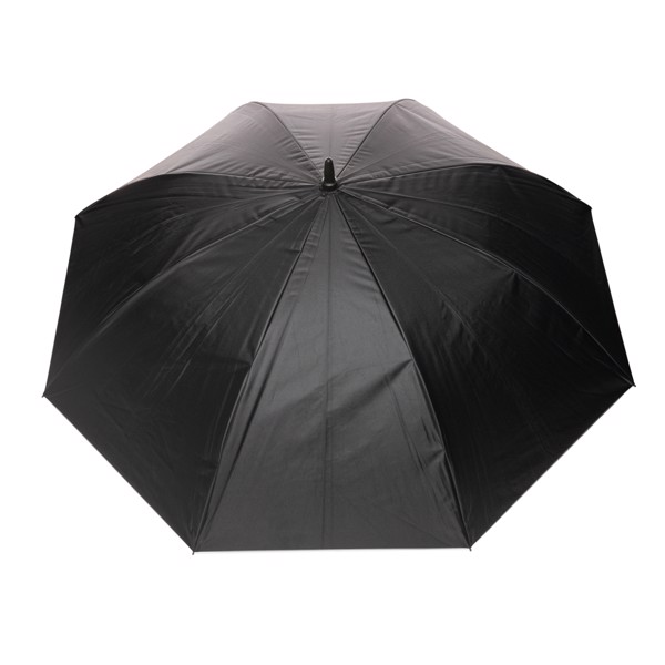 Impact Aware™ RPET dvobarvni dežnik, avto.  odpiranje, 137 cm -Srebrna