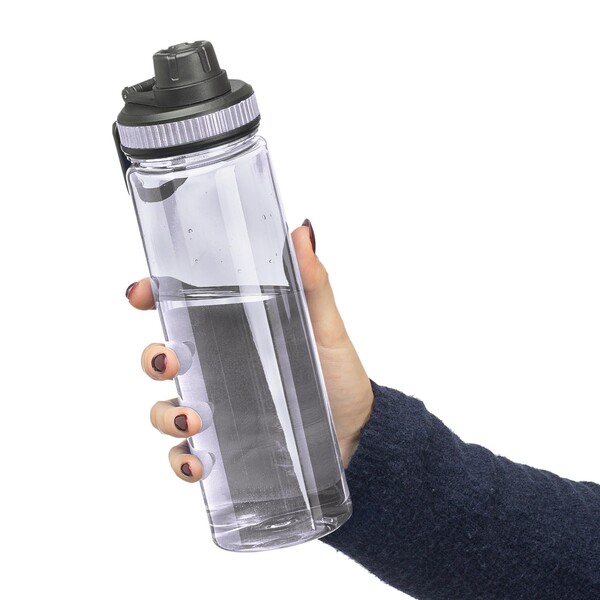 rPET drinking bottle (750 ml) Olivian - white