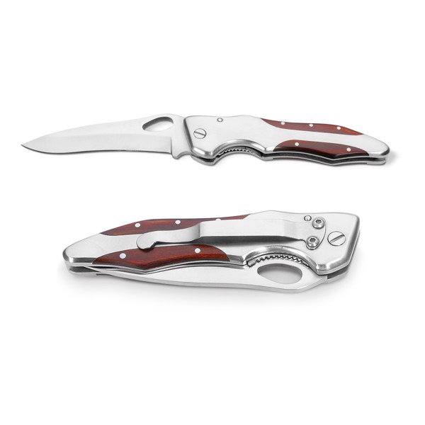 PS - LAWRENCE. Pocket knife in stainless steel and wood