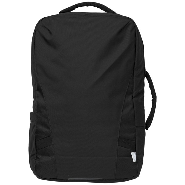 Coastal Threads™ Commuter Backpack - Black / Heat transfer