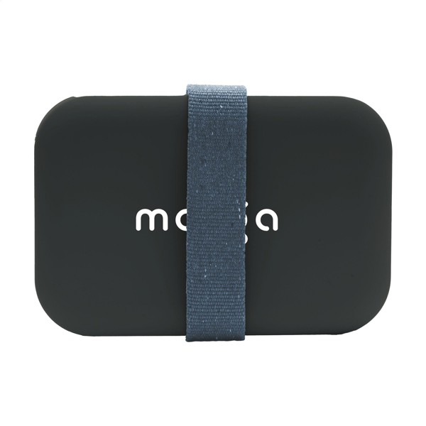 Amuse Recycled PP Lunch Box - Grey / Green