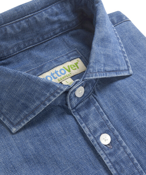 Cottover Gots Denim Comfort Man Blue 42