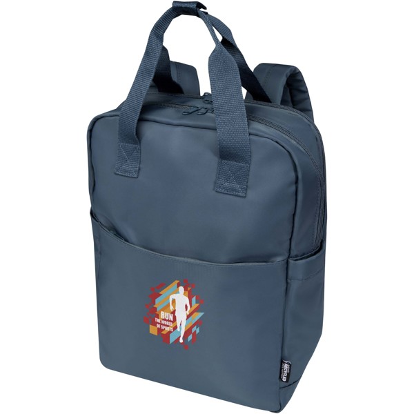 Sac à dos de voyage pour ordinateur portable Trip 14” Aware™ de 9 L en matériaux recyclés - Bleu hale