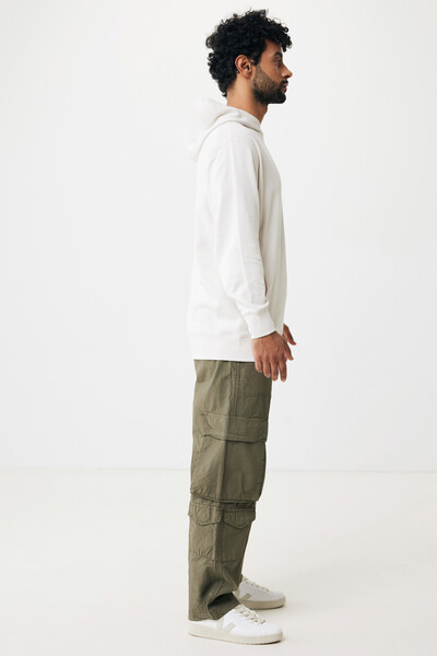 Sweat à capuche avec poches latérales IQONIQ Yengo - Ivory White / XS