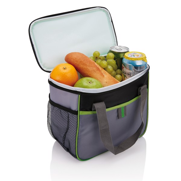 Basic Kühltasche - Grün / Grau