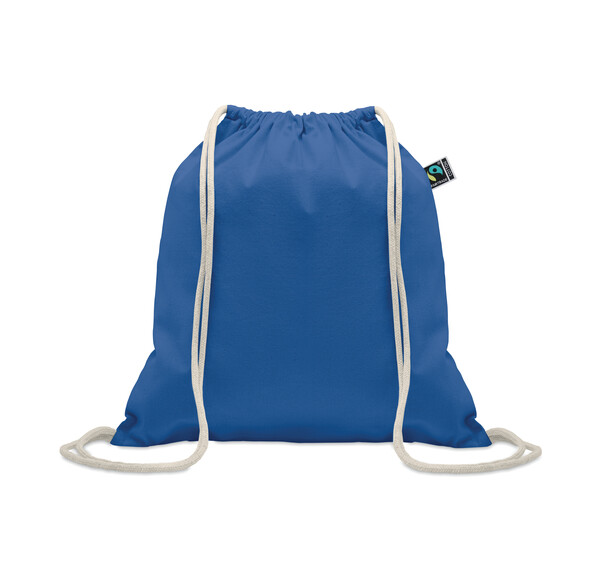 Sac à cordon Fairtrade 180gr Osole Draw Colour - Bleu Royal