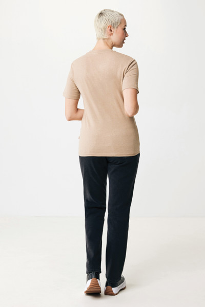 T-shirt en coton recyclé non teinté Iqoniq Manuel - Heather Brown / XXL
