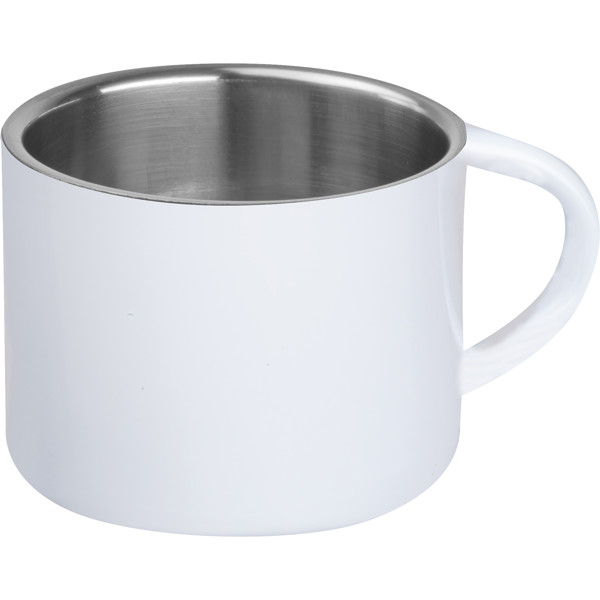 Stainless steel espresso cup 60ml MADDALENA - White