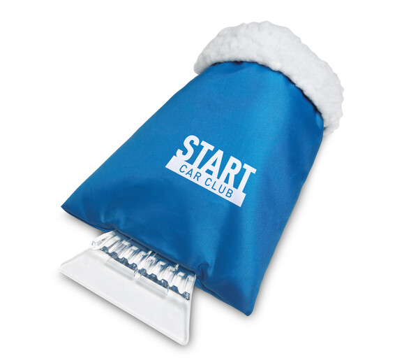 Grattoir à glace avec gant Warmix - Bleu