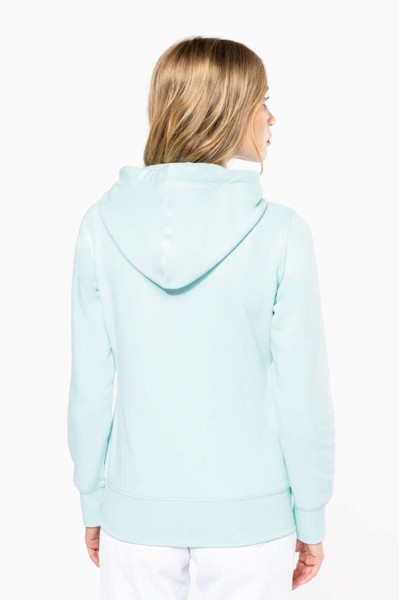 Ladies' Eco-Friendly Hooded Sweatshirt - Light Royal Blue / S