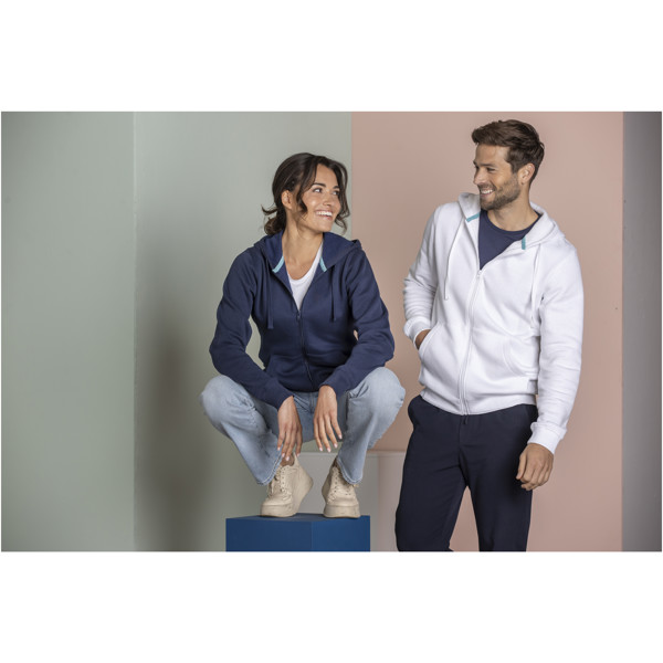 Ruby men’s organic recycled full zip hoodie - Navy / 3XL