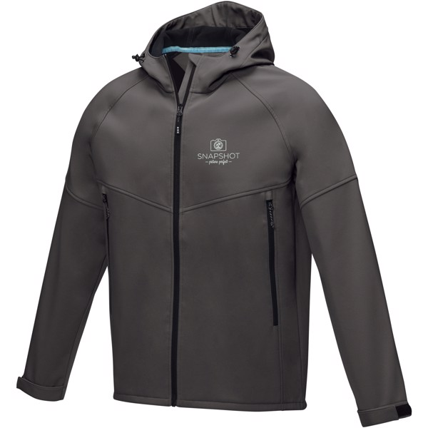 Veste softshell recyclée homme Coltan - Gris storm / S