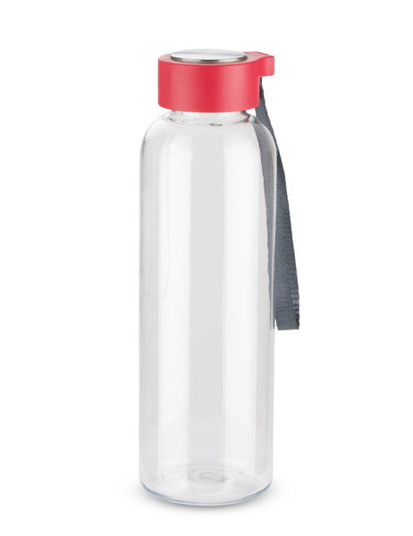 Butelka CLEAR 500 ml - Czerwony