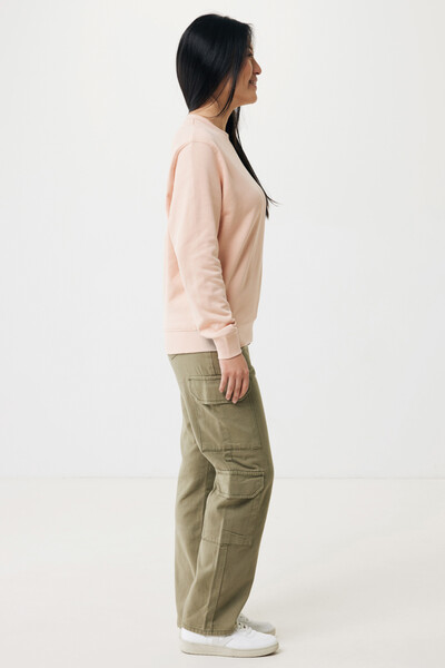 Lehká mikina IQONIQ Etosha z recykl. bavlny - Peach Perfect / 2XL
