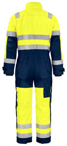 6202 HI VIZ COVERALL PADDED YELLOW C54