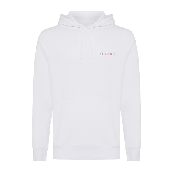 Lehká mikina s kapucí Iqoniq Rila z recykl. bavlny - Recycled White / S