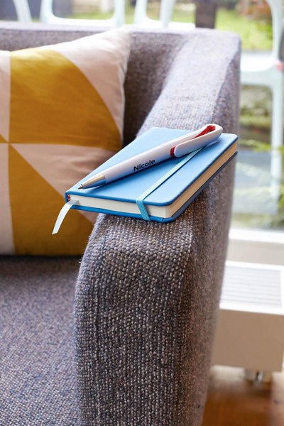 Stylo bille twist en plastique Ibiza - noir