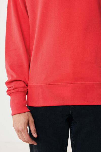 Mikina Iqoniq Kruger relaxed fit z recykl. bavlny - Luscious Red / L