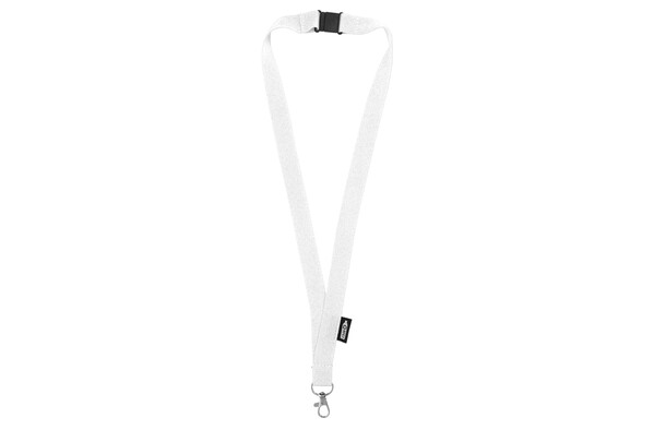 R-PET lanyard - Blanc