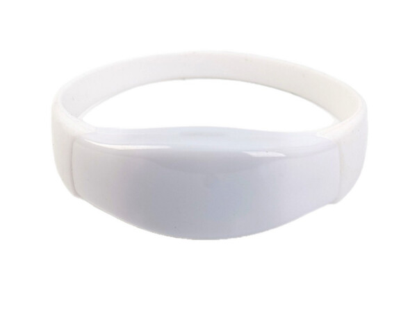 LED bracelet with sound or motion activation - WHITE