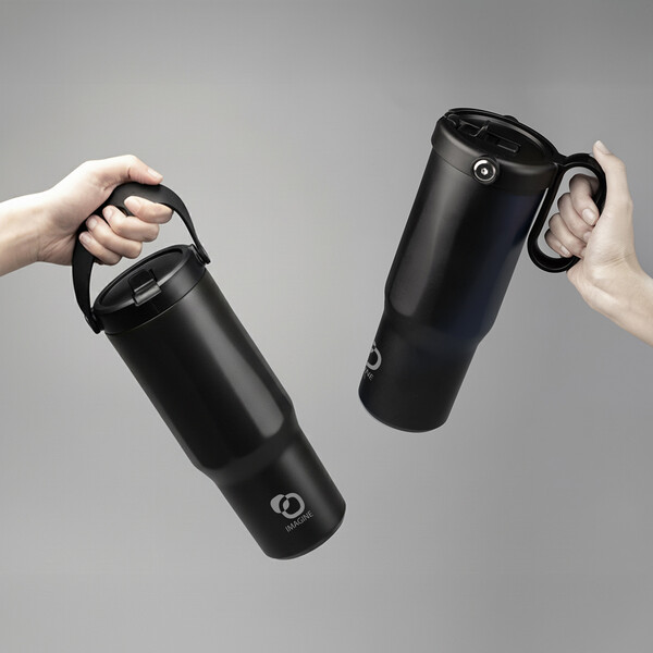 CALYPSO 878 - BND878 - Gobelet en acier inoxydable recyclé à double paroi et sous vide, 900 ml / 30 oz