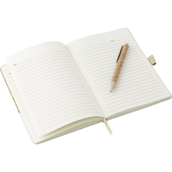 Notebook approx. A5 with ball pen