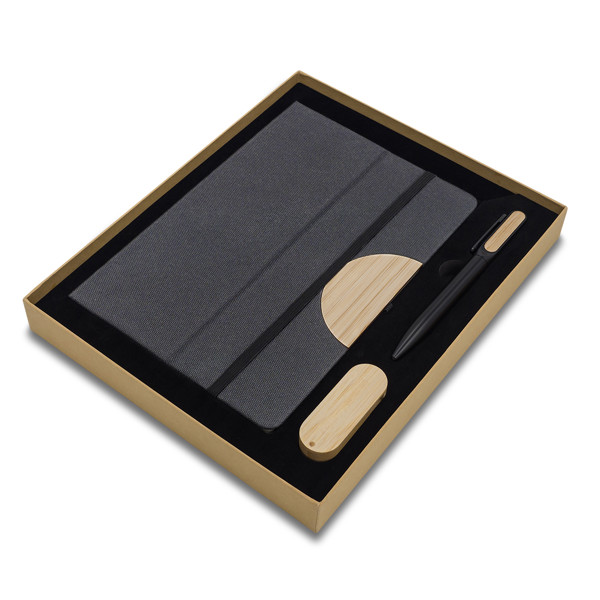 Denver gift set with 64GB USB memory - Black