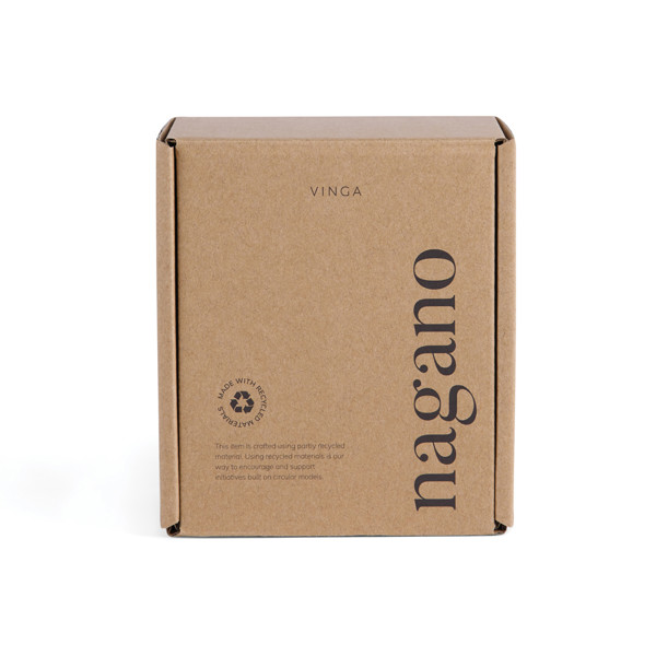 Vinga Nagano RCS mug, recycled clay - Black