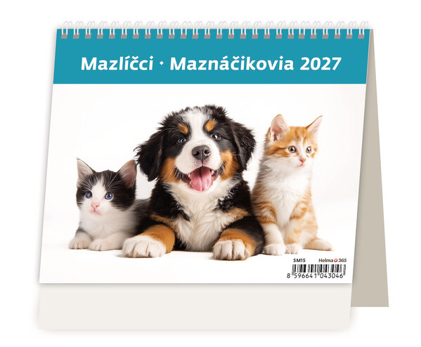 Stolní kalendář Mazlíčci 2027