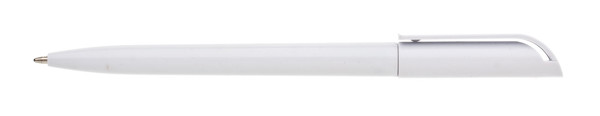 Rotate Plastic Ballpoint Pen - White