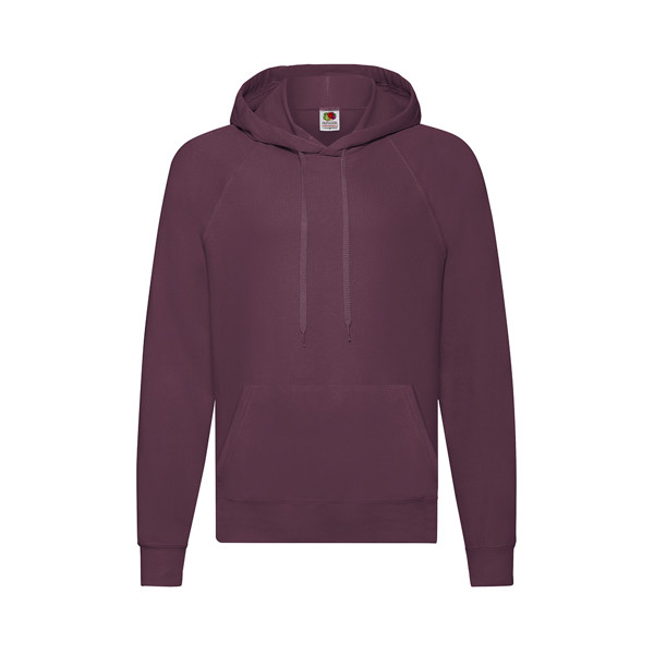 Felpa Adulto Lightweight Hooded S - Granate / XXL