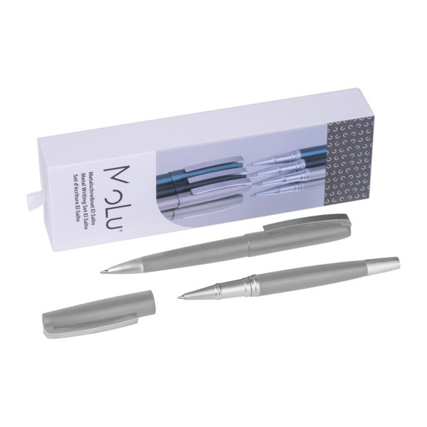 MoLu Metal Writing Set El Salto - Grey