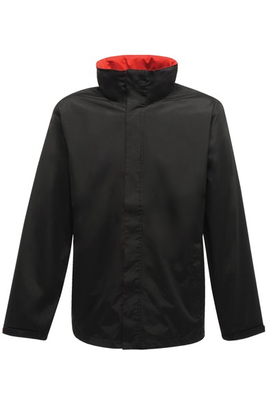 Ardmore - Waterproof Shell Jacket - Bottle Green / Seal Grey / S