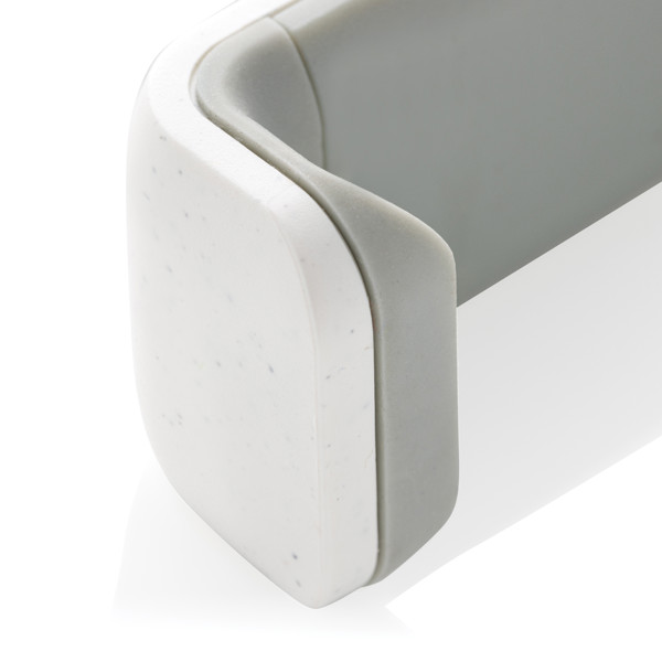 Acar car phone holder, recycled ABS, 360° rotation - White