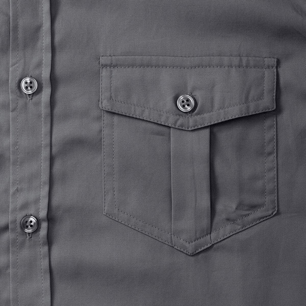 Men's Roll Sleeve Shirt - White / S