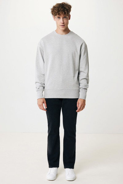 Mikina Iqoniq Kruger relaxed fit z recykl. bavlny - Heather Grey / XL