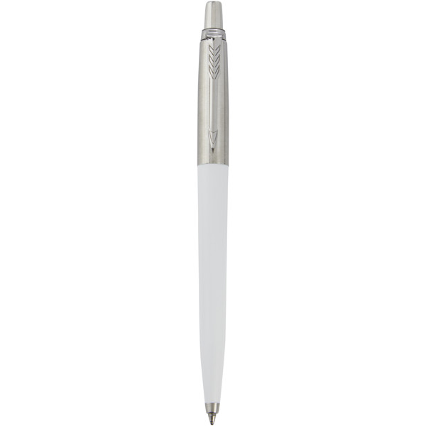 Stylo bille Parker Jotter recyclé (encre bleue) - Blanc