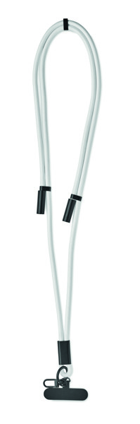 60W charging and data lanyard Cocharge - White