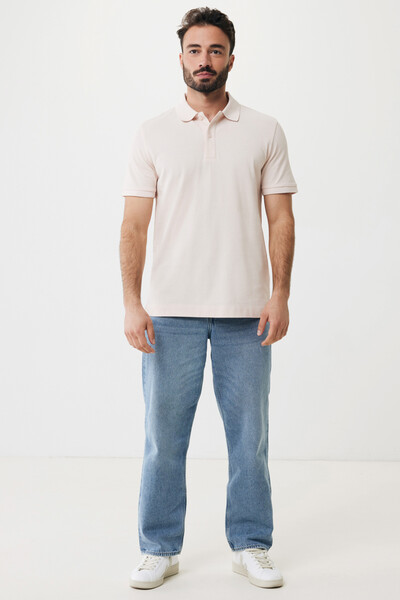 Polo tričko Iqoniq Yosemite z recykl. bavlny - Cloud Pink / M