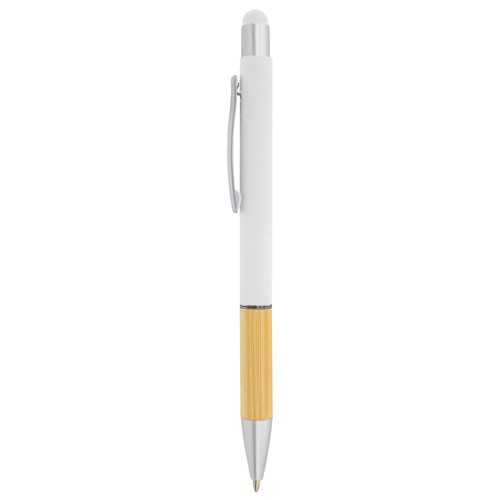 BOLIGRAFO BAMBU "YUYI" - Blanco